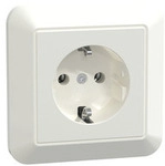 Schutzkontakt-Steckdose mit voller Abdeckplatte, Unterputz, 16 Ampere, 250 Volt,