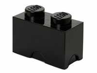 LEGO Storage Brick 2 schwarz, Aufbewahrungsbox - schwarz