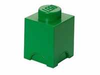 LEGO Storage Brick 1 grün, Aufbewahrungsbox - grün