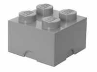 LEGO Storage Brick 4 grau, Aufbewahrungsbox - grau