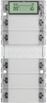 Tastsensor Drei Plus f&uuml;nffach f&uuml;r KNX mit Inbetriebnahme-Wippe