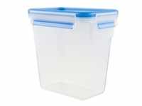 CLIP & CLOSE Frischhaltedose 1,5 Liter - transparent/blau, rechteckig,...