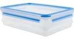CLIP & CLOSE Aufschnittbox-System 1,65 + 1,0 Liter, 3-teilig, Dose
