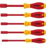 Steckschl&uuml;ssel-Schraubendreher-Set SoftFinish electric, 5-teilig