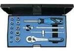 Steckschl&uuml;ssel-Satz 1/4" 6-kant 4-13 mm, 16-teilig