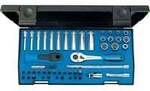 Steckschl&uuml;ssel-Satz 1/4" DU-IN-IS-PH-PZ-TX-XZN, 49 teilig