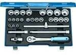 Steckschl&uuml;ssel-Satz 1/2" 6-kant 10-36 mm, 28-teilig