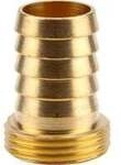 Messing-Schlauchverschraubung G 3/4"-AG, Schlauchst&uuml;ck