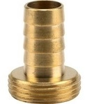 Messing-Schlauchverschraubung G 3/4"-AG, Schlauchst&uuml;ck