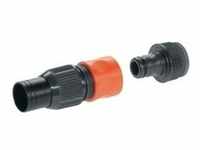 Profi-System Pumpen-Anschlusssatz 19mm (3/4"), Schlauchstück - schwarz/orange