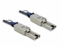 Kabel Mini SAS SFF-8088 > Mini SAS SFF-8088 - schwarz, 1 Meter
