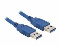 USB 3.2 Gen 1 Kabel, USB-A Stecker > USB-A Stecker - blau, 1,5 Meter