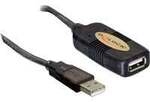 USB 2.0 Aktivverl&auml;ngerungskabel, USB-A Stecker > USB-A Buchse
