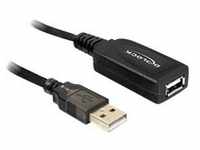 USB 2.0 Aktivverlängerungskabel, USB-A Stecker > USB-A Buchse - schwarz, 20 Meter