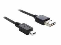 EASY-USB 2.0 Kabel, USB-A Stecker > Mini USB-B Stecker - schwarz, 3 Meter, USB-A