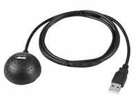 USB 2.0 Verlängerungskabel, USB-A Stecker > USB-A Buchse - schwarz, 1,5 Meter,