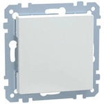 Blindabdeckung mit zentraler Abdeckplatte, Unterputz, Thermoplast, gl&auml;nzend, IP20,