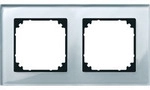 Rahmen aus Glas f&uuml;r zwei Einheiten, waagerecht und senkrecht montierbar, Typ 489260