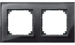 Rahmen aus Glas f&uuml;r zwei Einheiten, waagerecht und senkrecht montierbar, Typ 489203