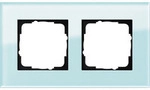 Abdeckrahmen 2-fach Glas Esprit System 55, Unterputzmontage, gl&auml;nzend, IP21