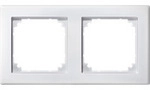 Rahmen zweifach waagerecht und senkrecht Montage Typ 484219 Thermoplast matt