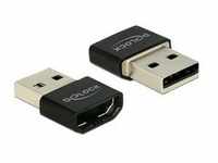 USB 2.0 Adapter, USB-A Stecker > HDMI Buchse - schwarz, unterstützt alle MHL