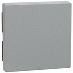 Wippe Aluminium f&uuml;r Wechselschalter, Kreuzschalter und Taster, einteilige