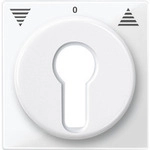 Zentralplatte f&uuml;r Rollladeneinsatz, Ausf&uuml;hrung Key Switch, gl&auml;nzend, Thermoplast