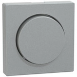Zentralplatte Aluminium mit Drehknopf Typ MEG5250-0460 f&uuml;r Dimmer, System M