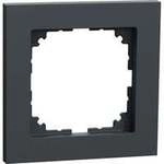 Rahmen einfach aus Thermoplast, matt, Schutzart IP20, Ma&szlig;e 90 x 90 x 12 mm