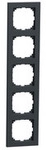 Rahmen f&uuml;nffach, Typ MEG4050-3614, aus Thermoplast, matt, Schutzart IP20, Breite 90