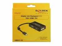 Adapter MiniDisplayport > VGA/HDMI/DVI - schwarz, 16 cm
