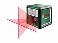 Kreuzlinienlaser Quigo Plus, mit Stativ - grün/schwarz, rote Laserlinien,...