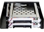 3.5" Wechselrahmen f&uuml;r 2x 2,5" SATA HDD