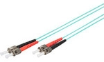 LWL Patchkabel, Duplex, ST > ST Stecker, Multimode OM3