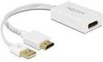Adapter, USB-A + HDMI Stecker > DisplayPort Buchse