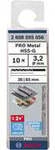 PRO Metal HSS-G Spiralbohrer, &Oslash; 3,2mm
