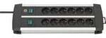 Premium-Alu-Line Steckdosenleiste 12-fach Duo