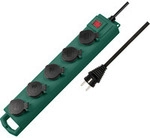 Super-Solid SL 554 IP54 Garten-Steckdosenleiste, 5-fach mit Schalter