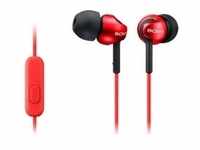 MDR-EX110APR, Headset - rot
