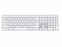 Magic Keyboard mit Ziffernblock, Tastatur - silber/weiß, US-Layout, Rubberdome
