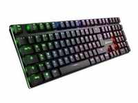PureWriter RGB, Gaming-Tastatur - schwarz, DE-Layout, Kailh Choc Low Profile Red