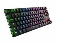 PureWriter TKL RGB, Gaming-Tastatur - schwarz, DE-Layout, Kailh Choc Low Profile Blue