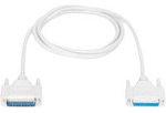Serielles Datatransfer Verl&auml;ngerungskabel, D-Sub25 (Stecker) > D-Sub25 (Buchse)