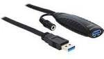 USB 3.2 Gen 1 Aktivverl&auml;ngerungskabel, USB-A Stecker > USB-A Buchse
