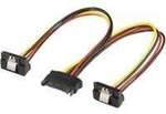 15-Pin-SATA Y-Stromkabel 20cm, Y-Kabel