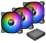 Pure Plus 12 RGB Radiator Fan TT Premium Edition, Gehäuselüfter - schwarz, 3er Set, Pure Plus 12 RGB Radiator Fan TT Premium Edition, Gehäuselüfter - schwarz, 3er Set,