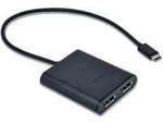 Adapter USB-C > Dual DisplayPort 4K