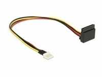Kabel Power Floppy 4Pin (Stecker) > SATA 15Pin (Buchse) - 30cm
