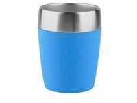 TRAVEL CUP Thermobecher - blau/edelstahl, 0,2 Liter